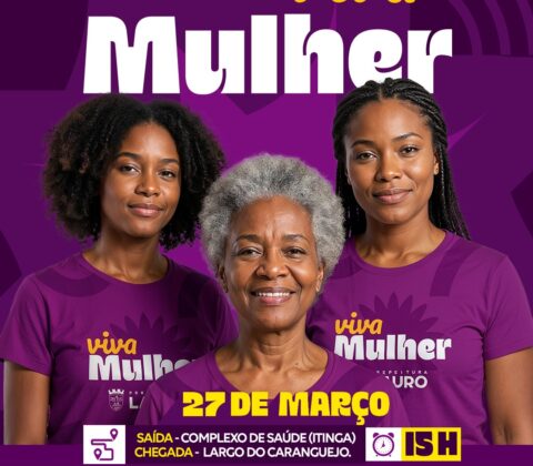 Imagem do post Caminhada Viva Mulher 2026 reúne população em ato por direitos e proteção das mulheres nesta sexta-feira (27)