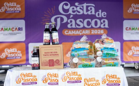 Imagem do post Cesta de Páscoa começa a ser entregue em Camaçari e vai beneficiar 60 mil famílias; veja onde retirar