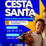 Último dia! Lauro de Freitas prorroga retirada da Cesta Santa até domingo; veja onde pegar