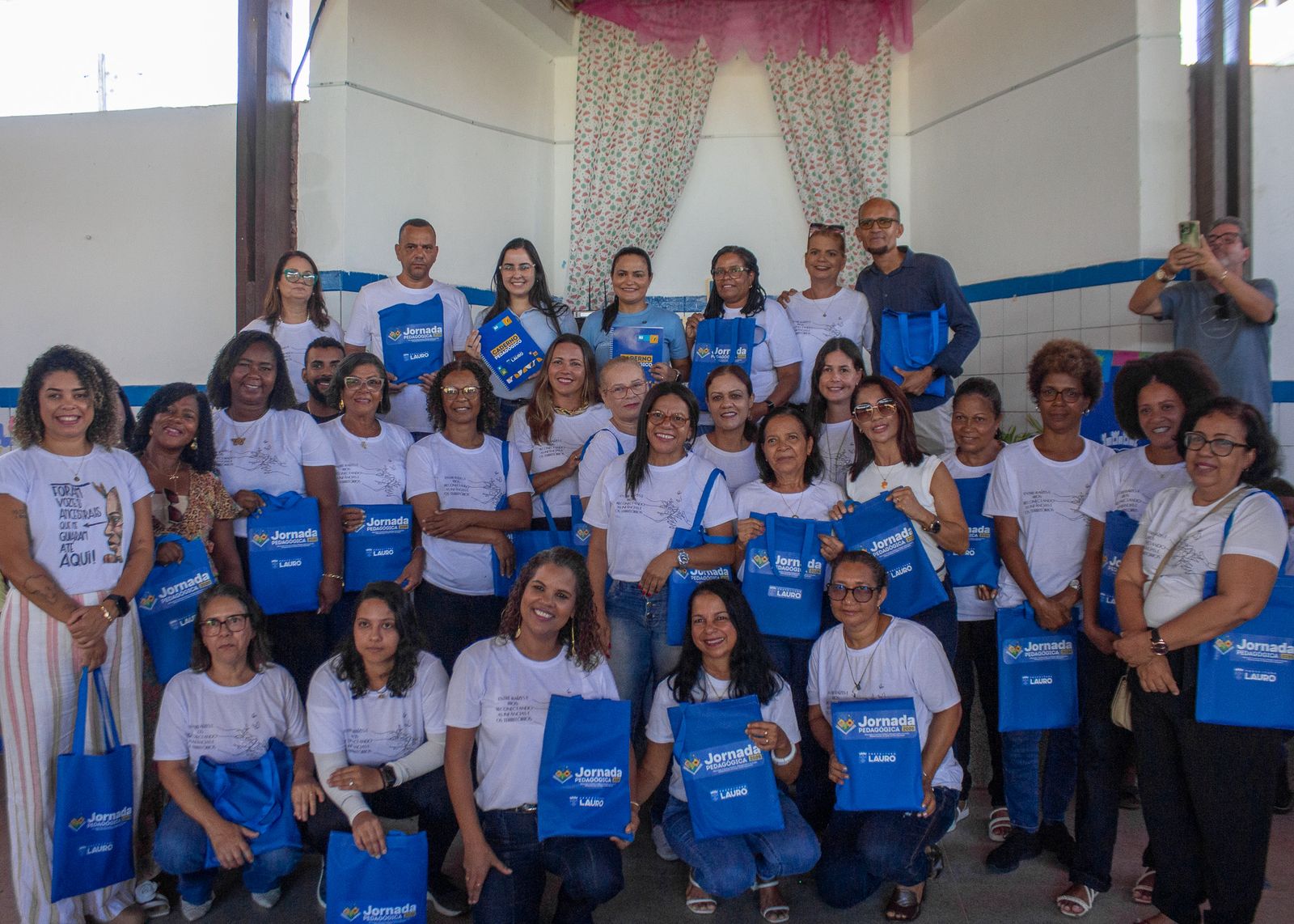 Nova área verde em escola de Lauro de Freitas é inaugurada e marca Dia D da Família; veja o que mudou