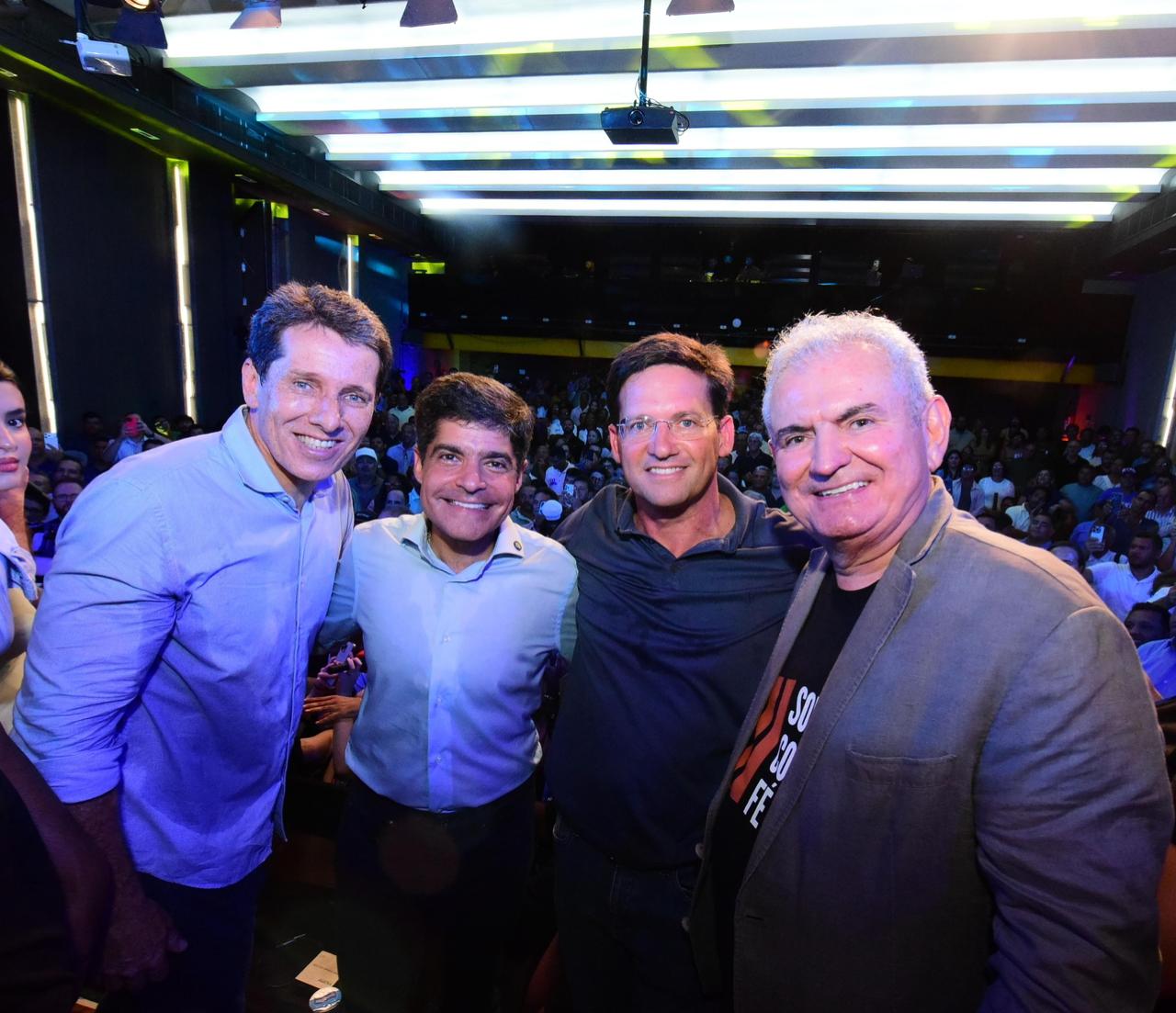 Oposição na Bahia lança chapa com ACM Neto, Zé Cocá, João Roma e Angelo Coronel