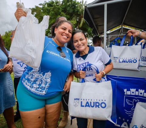 Imagem do post Débora Regis destaca Cesta Santa que vai beneficiar famílias em Lauro de Freitas