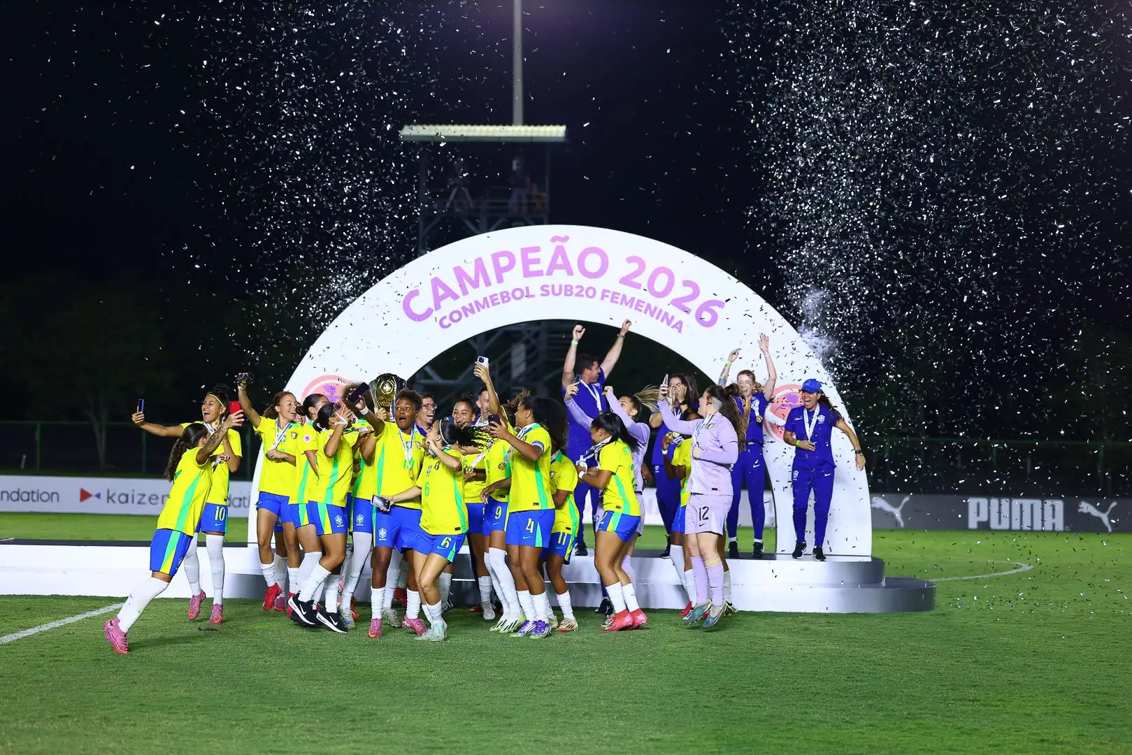Brasil confirma hegemonia e conquista o Sul-Americano Sub-20 Feminino
