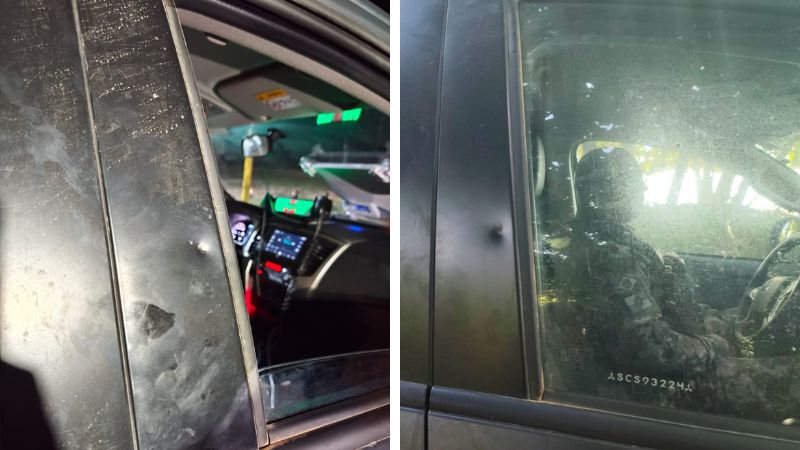 Viatura da Força Nacional é atacada durante tensão com indígenas no extremo sul