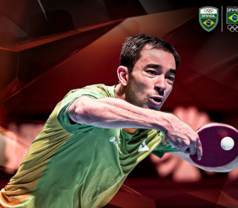 Imagem do post Hugo Calderano é parado por líder do ranking e fica com bronze em Macau