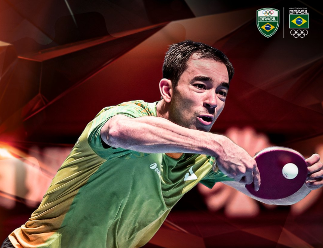 Hugo Calderano é parado por líder do ranking e fica com bronze em Macau