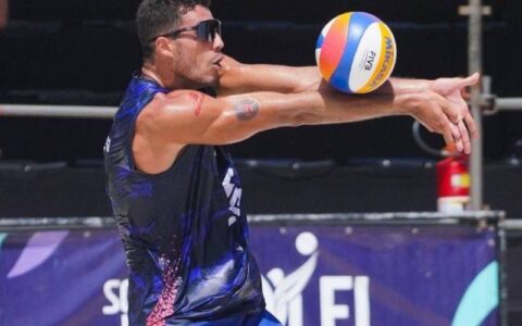 Imagem do post Bahia anuncia saída de Saymon Barbosa e reformula equipe de vôlei de praia