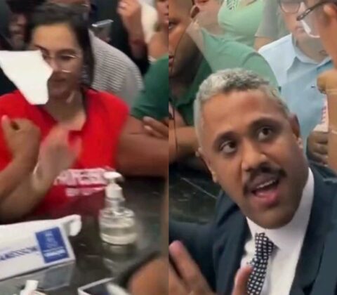 Imagem do post Vereador rasga contracheque de professora durante sessão na Câmara Municipal de Camaçari