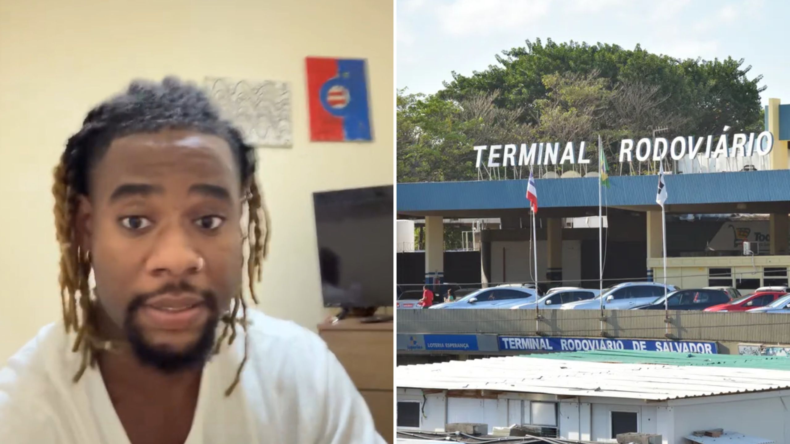 Vídeo: Influenciador baiano denuncia assaltos no entorno da antiga rodoviária