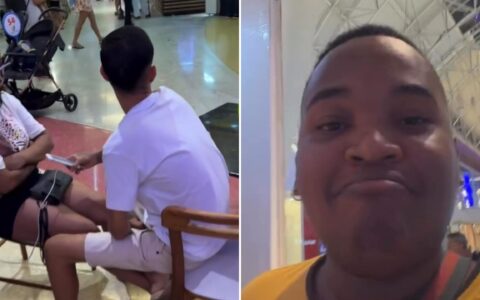 Imagem do post Vídeo: tarólogo flagra infidelidade do namorado em shopping de Salvador