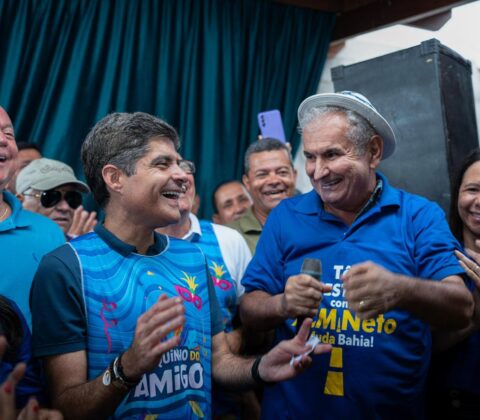 Imagem do post ACM Neto e Coronel estreiam agenda no interior após lançar chapa