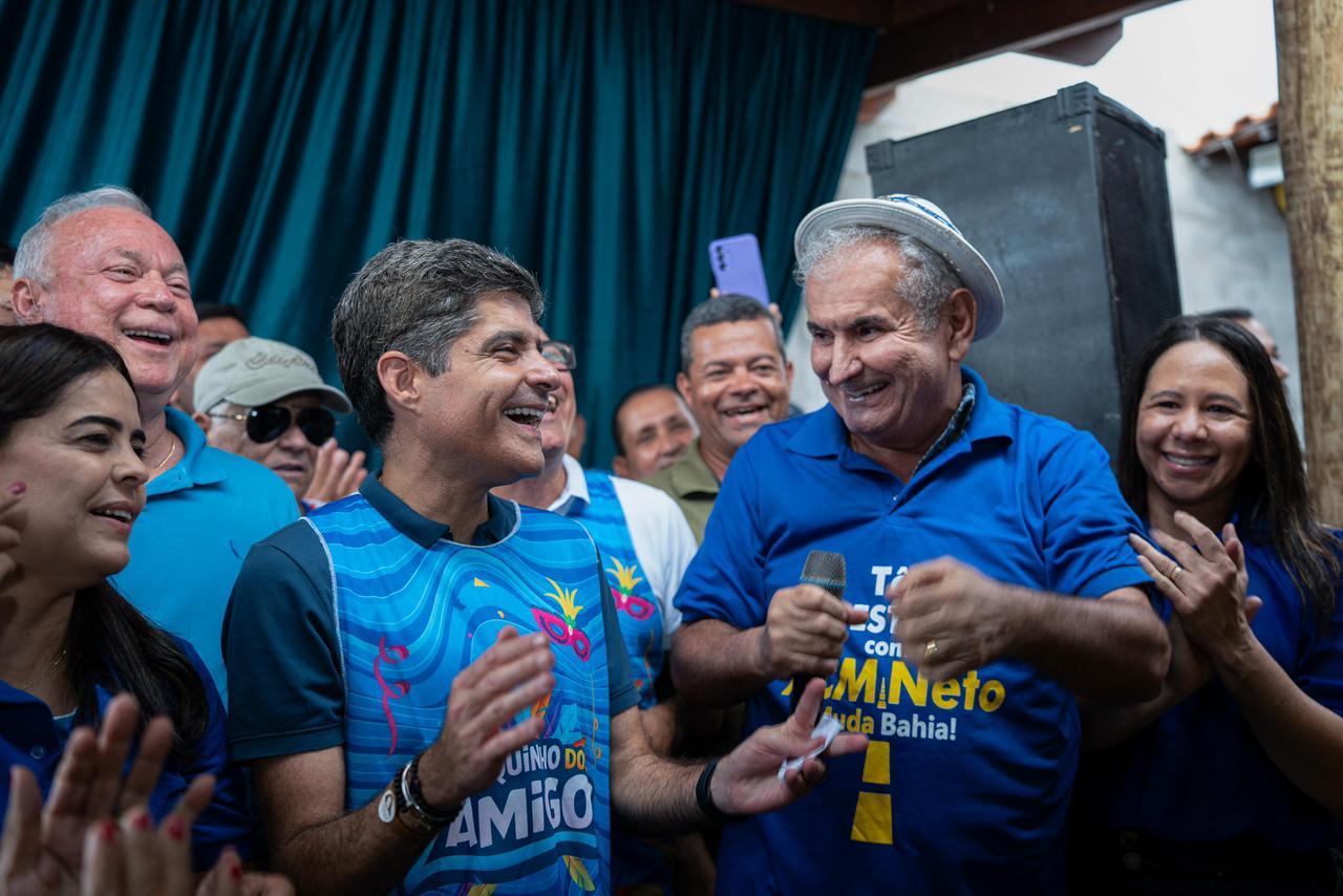 ACM Neto e Coronel estreiam agenda no interior após lançar chapa