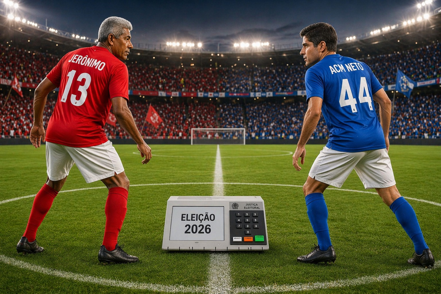 Eleições 2026 viram jogo: escalações definidas