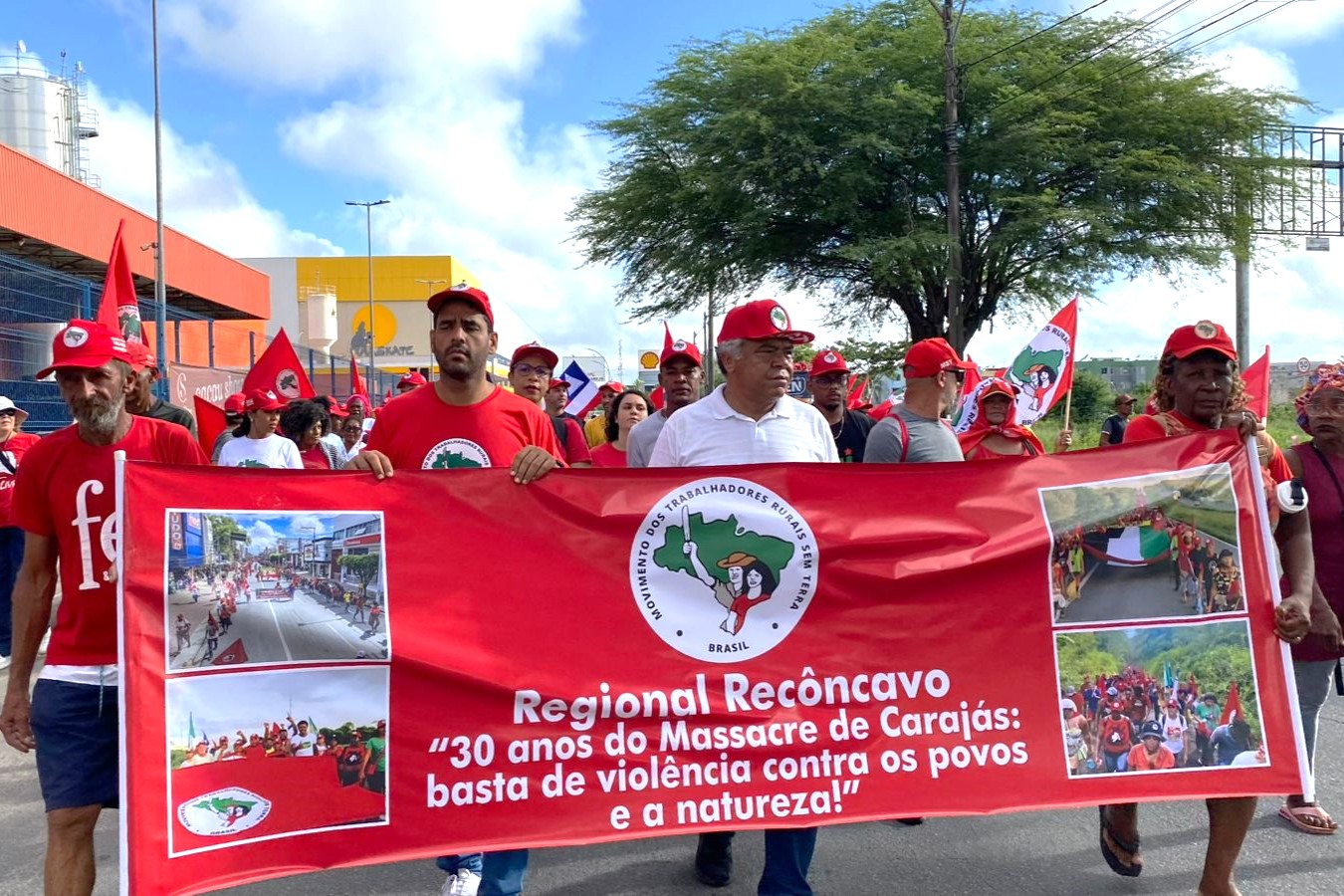 PT se junta ao MST em marcha de 120 km pela reforma agrária na Bahia