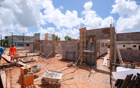Imagem do post Obra da USF Jambeiro avança e chega a 27% em Lauro de Freitas