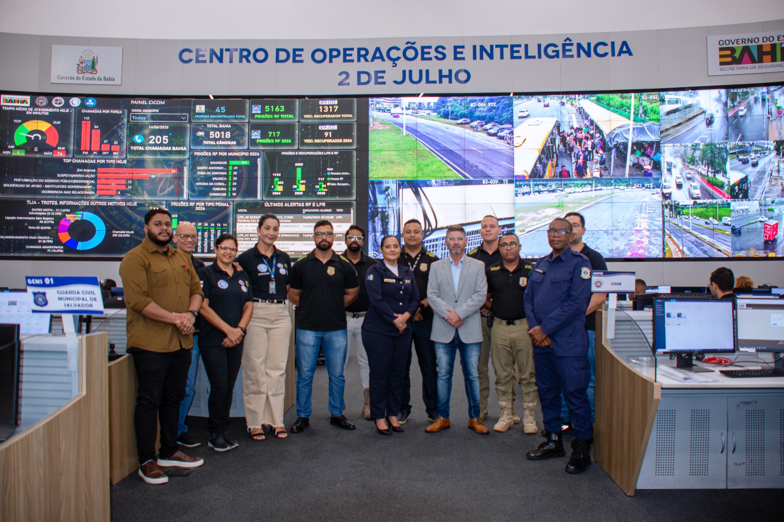 Agentes de Lauro de Freitas passam a integrar sistema de monitoramento da SSP-BA