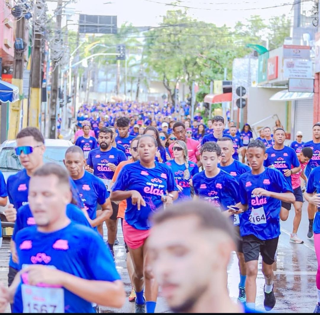 Corrida “Correr por Elas” mobiliza Lauro de Freitas contra violência à mulher