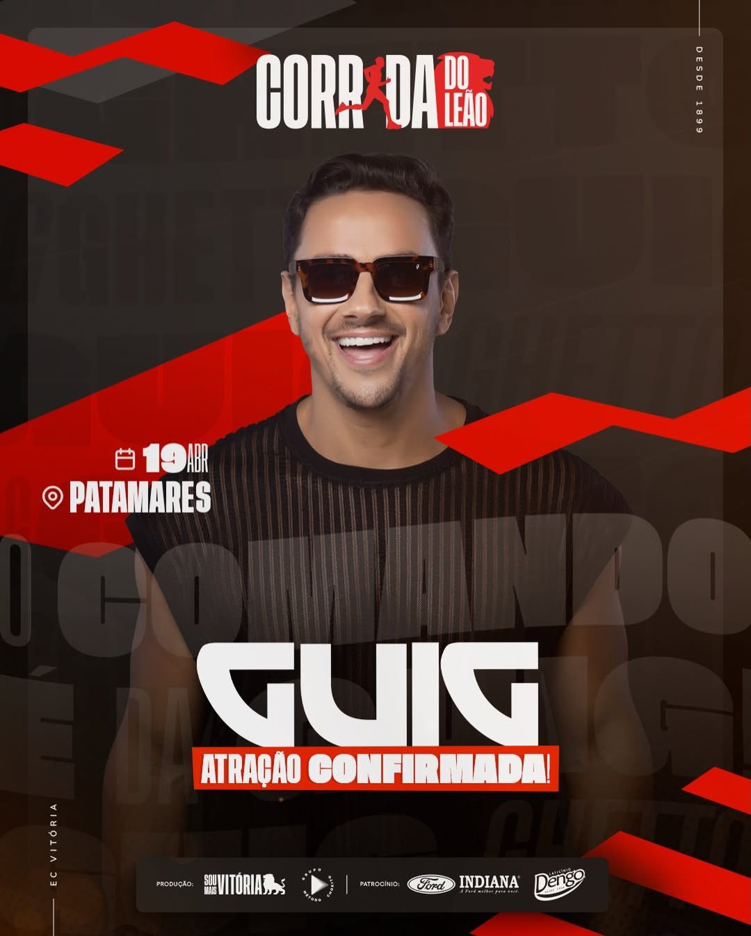 Guig agita Corrida do Leão em Salvador com hits do pagode baiano