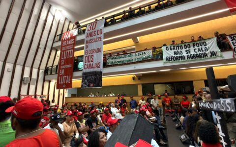 Imagem do post MST ocupa Alba em ato histórico e relembra massacre de Eldorado dos Carajás