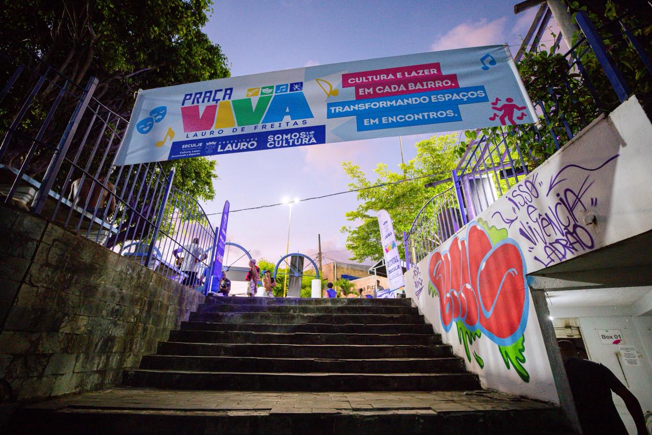 Lauro leva cultura e diversão para Praça de Portão com o projeto Praça Viva