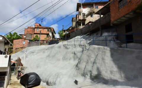 Imagem do post Salvador chega a 587 áreas de risco protegidas com aplicação de geomanta