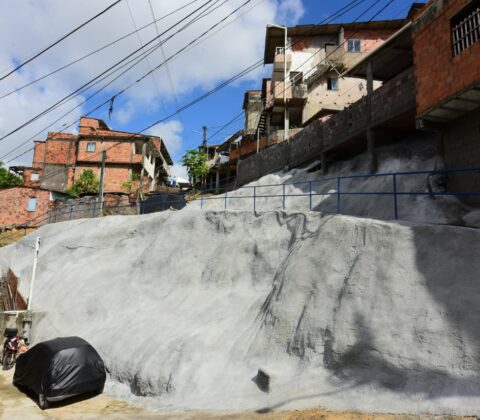 Imagem do post Salvador chega a 587 áreas de risco protegidas com aplicação de geomanta