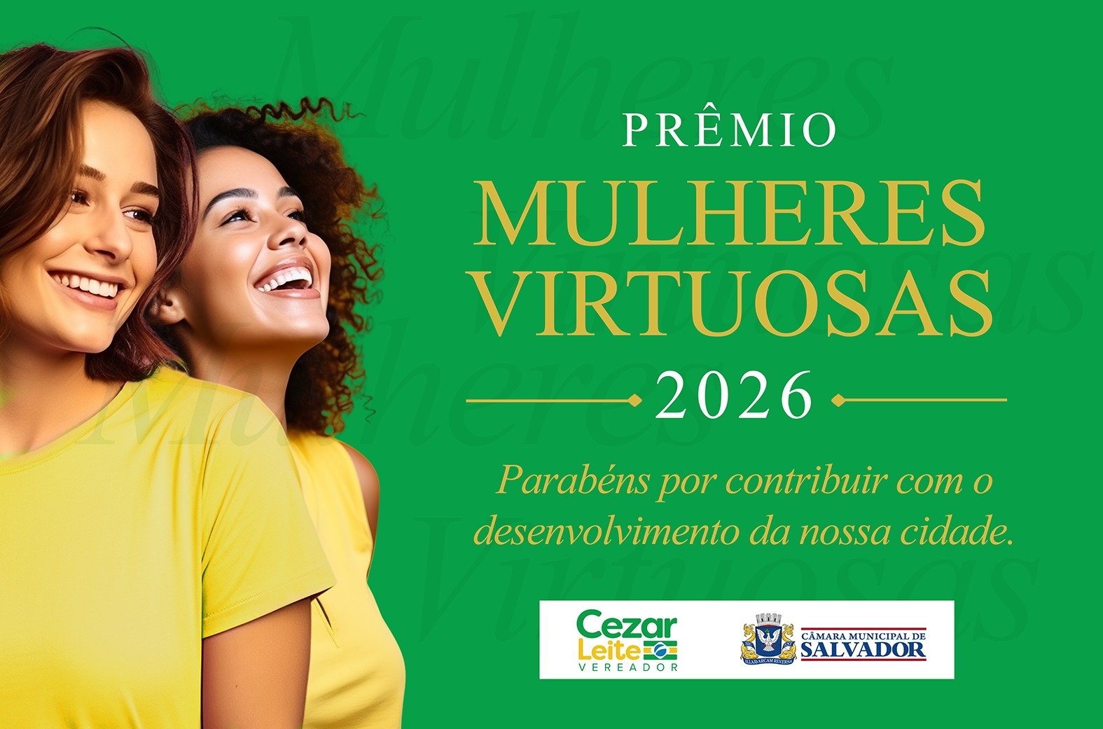 Prêmio Mulher Virtuosa vai homenagear trajetórias inspiradoras nesta segunda (4)