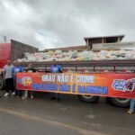 Federação do Grau da Bahia entrega 70 toneladas de alimentos arrecadados durante festival