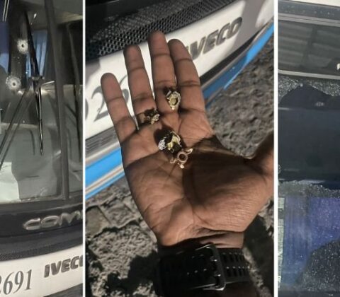 Imagem do post Micro-ônibus é cercado e metralhado com cerca de 15 tiros em Lauro de Freitas