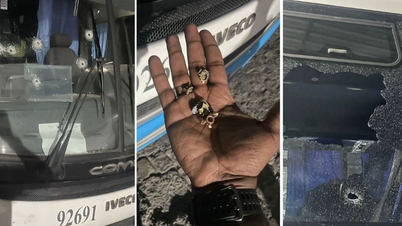 Micro-ônibus é cercado e metralhado com cerca de 15 tiros em Lauro de Freitas