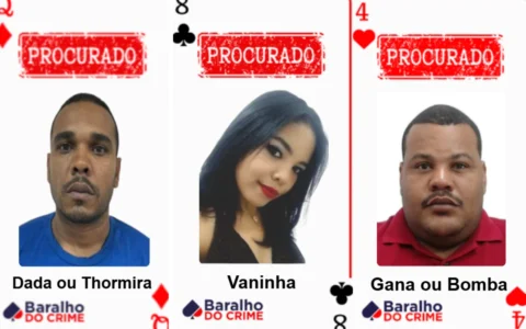 Imagem do post Baralho do Crime é atualizado e revela os criminosos mais procurados da Bahia