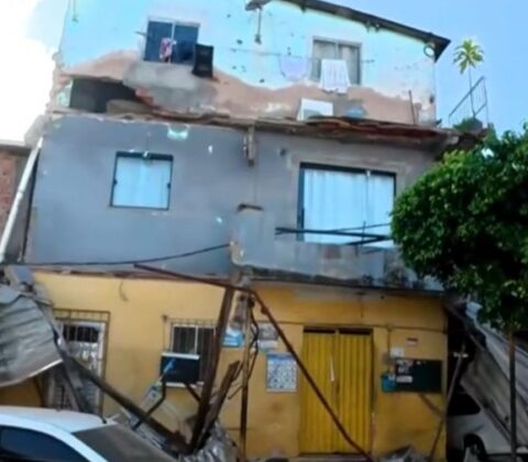 Imagem do post Marquise desaba em Salvador e deixa homem ferido na Ribeira