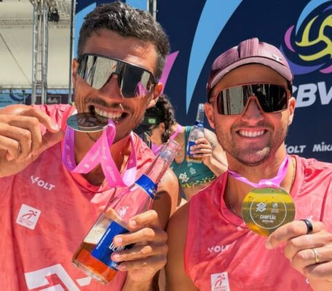 Imagem do post Dupla do Bahia faz história e conquista ouro inédito no vôlei de praia