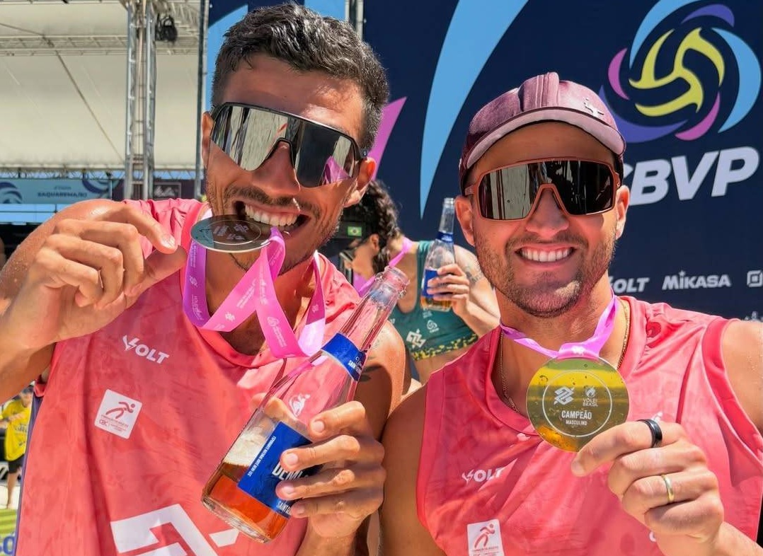 Imagem do post Dupla do Bahia faz história e conquista ouro inédito no vôlei de praia