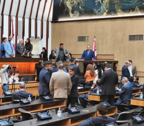 Imagem do post Emocionado, Adolfo Menezes agradece apoio dos deputados após aprovação para o TCM