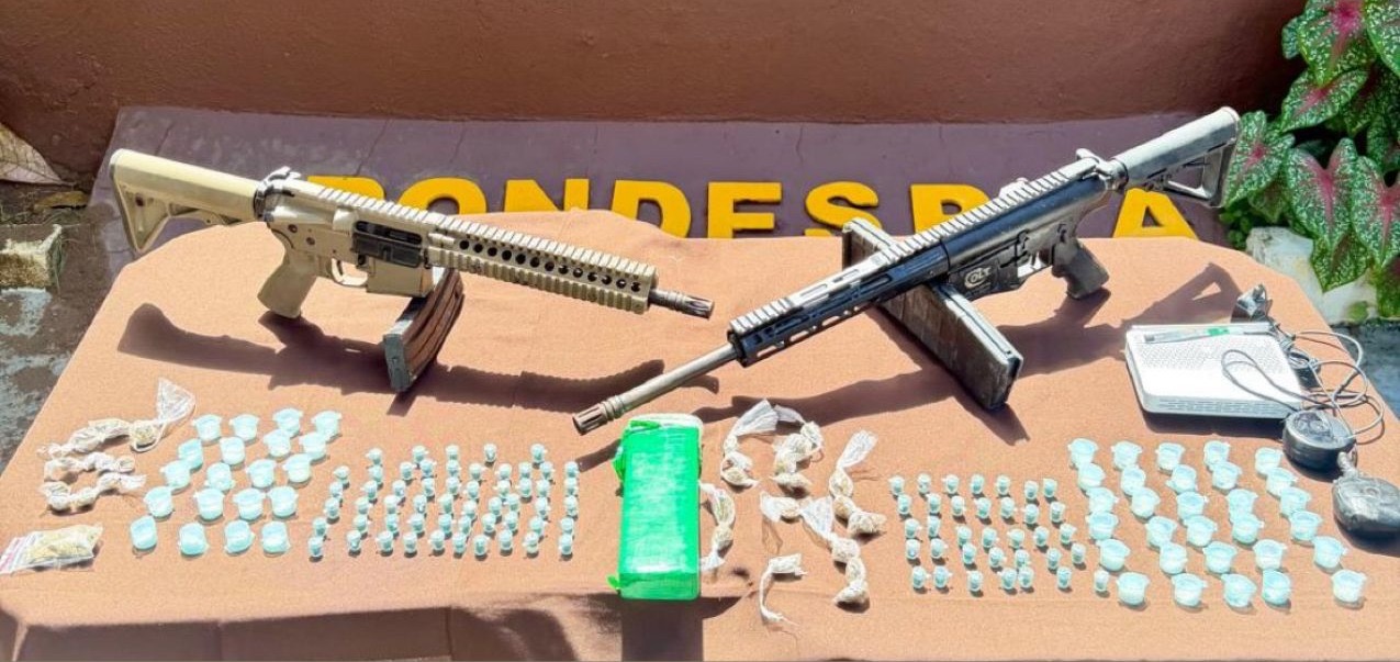 PM apreende fuzis, drogas e câmeras de vigilância no Engenho Velho da Federação