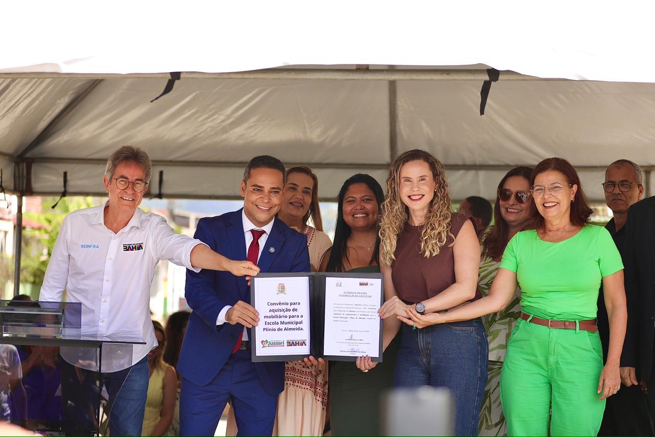 De escola em tempo integral a novas casas: Jussari recebe pacote de obras do Governo