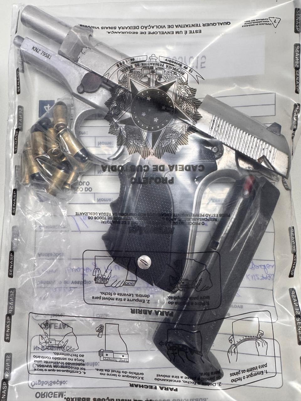 Pistola e Veículo são apreendidos pela PM na Suburbana