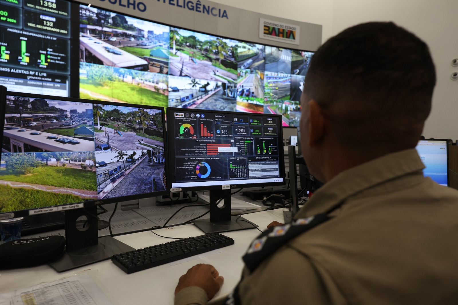 Sistema de Reconhecimento Facial da SSP auxilia na captura de dois foragidos da Justiça