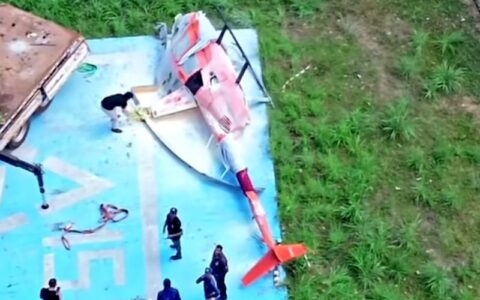Imagem do post Helicóptero de Henrique e Juliano cai no Tocantins; pai da dupla pilotava aeronave