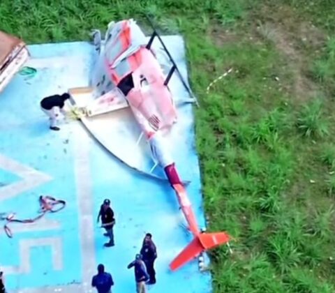 Imagem do post Helicóptero de Henrique e Juliano cai no Tocantins; pai da dupla pilotava aeronave