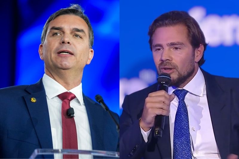 Flávio Bolsonaro visitou Daniel Vorcaro em casa após prisão do banqueiro