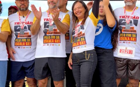 Imagem do post No 1º de Maio, Alice Portugal reforça defesa dos direitos, da democracia e do fim da jornada 6×1