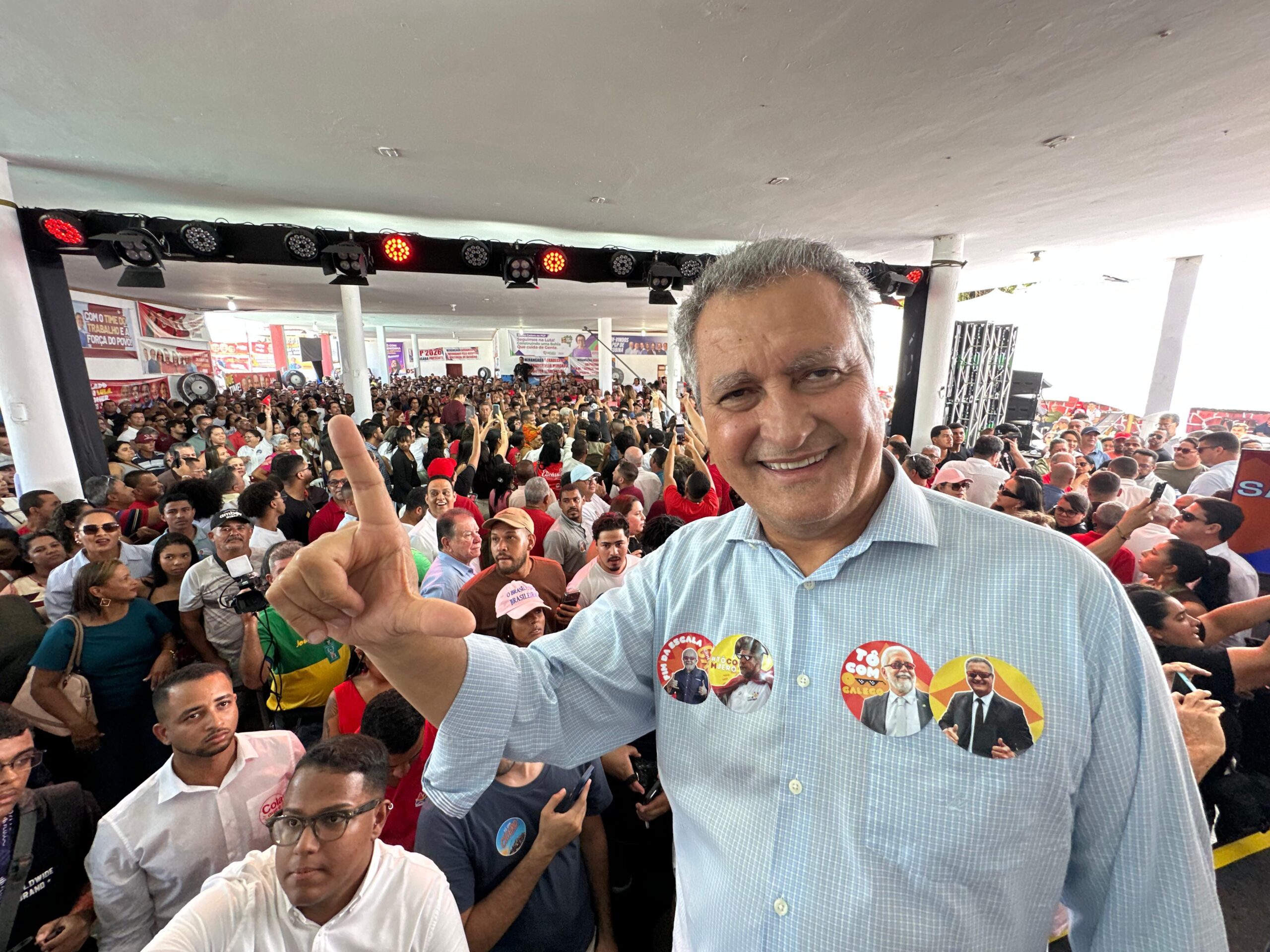 Rui Costa vistoria obras do Hospital Vale do Ouro em Jacobina e e enfatiza força do Novo PAC