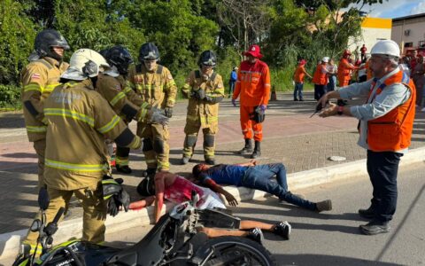 Imagem do post Camaçari realiza simulado de grande porte focado no atendimento a acidentes em megaeventos
