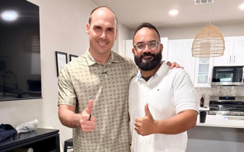 Imagem do post Leandro de Jesus é convidado por Eduardo Bolsonaro para representar a Bahia em comitiva de reunião entre Flávio e Trump