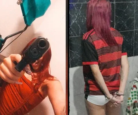 Imagem do post “Ruiva do Job”: jovem que ostentava armas e dinheiro nas redes é presa em operação contra facção criminosa