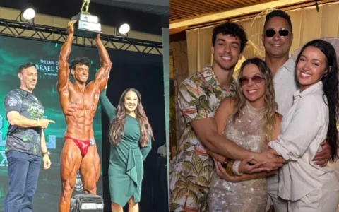 Imagem do post Filho de Xanddy e Carla Perez conquista seis categorias em campeonato de fisiculturismo 