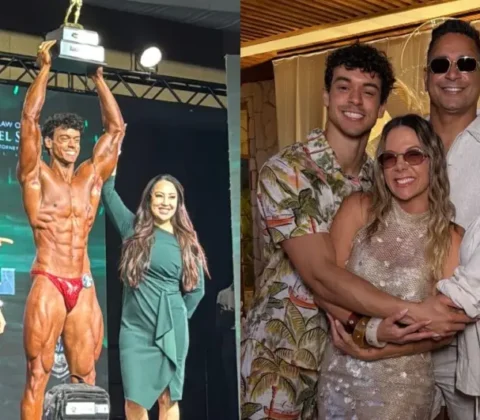 Imagem do post Filho de Xanddy e Carla Perez conquista seis categorias em campeonato de fisiculturismo 