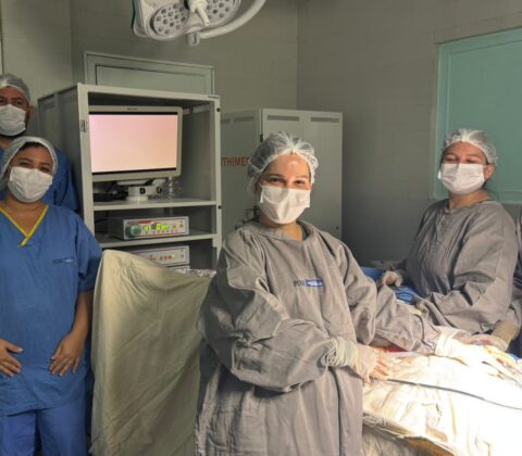 Imagem do post IPERBA realiza primeira cirurgia ginecológica por videolaparoscopia e avança na assistência à saúde da mulher